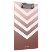 Porte-bloc Chevrons roses en or (Swatch)