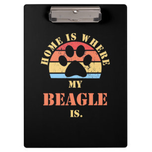 Porte-bloc Chez Moi, Mon Chien Beagle Est Là