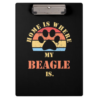 Porte-bloc Chez Moi, Mon Chien Beagle Est Là