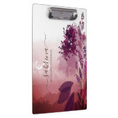 Porte-bloc Chic Burgundy Aquarelle Florale Signature (Swatch)