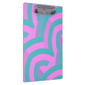 Porte-bloc chic et moderne, chevrons rose/vert (Swatch)