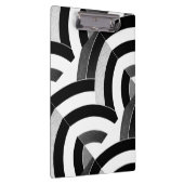 Porte-bloc chic et moderne chevrons rouge/noir (Swatch)