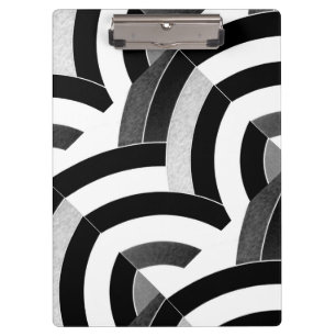 Porte-bloc chic et moderne chevrons rouge/noir