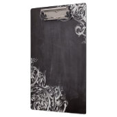 Porte-bloc chic poule chic chic chalkboard monogramme (Gauche)