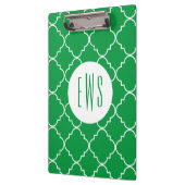 Porte-bloc Chic Quatrefoil Monogram Porte - bloc (Gauche)
