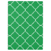 Porte-bloc Chic Quatrefoil Monogram Porte - bloc (Dos)