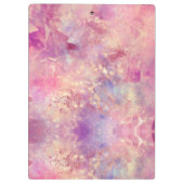 Porte-bloc Chic rose or girly élégante géométrique (Dos)