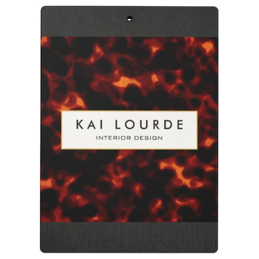 Porte-bloc Chic stylé Tortoiseshell (Dos)