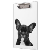 Porte-bloc Chien adorable | Black French Bulldog Face (Gauche)