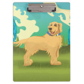 Porte-bloc Chien animal de compagnie dans le parc (Devant)