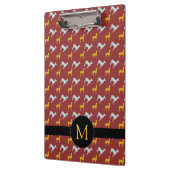 Porte-bloc Chien Année 2018 Zodiac Anniversaire Monogramme Po (Gauche)