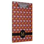 Porte-bloc Chien Année 2018 Zodiac Anniversaire Monogramme Po (Swatch)