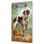 Porte-bloc Chien de chasse avec oiseau dans la bouche (Gauche)