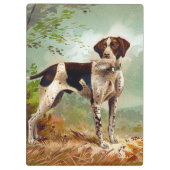 Porte-bloc Chien de chasse avec oiseau dans la bouche (Dos)