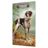 Porte-bloc Chien de chasse avec oiseau dans la bouche (Gauche)