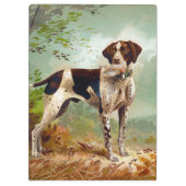 Porte-bloc Chien de chasse avec oiseau dans la bouche (Dos)