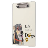 Porte-bloc chien de compagnie (Gauche)