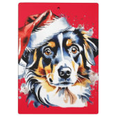 Porte-bloc Chien de Noël mignon (Dos)
