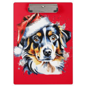 Porte-bloc Chien de Noël mignon (Devant)