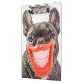 Porte-bloc Chien de sourire des images | A de Getty (Gauche)