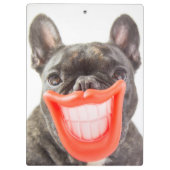 Porte-bloc Chien de sourire des images | A de Getty (Dos)
