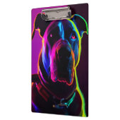 Porte-bloc chien néon (Gauche)
