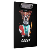 Porte-bloc Chien travaillant comme infirmière, Chien portant  (Swatch)