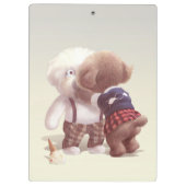 Porte-bloc Chiens mignons Accrochage (Dos)