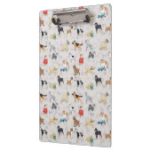Porte-bloc Chiens mignons Design Motif Blanc (Gauche)