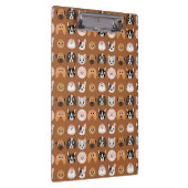 Porte-bloc Chiens mignons sur Brown (Swatch)