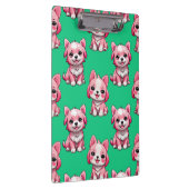 Porte-bloc Chiens roses mignons - Vert (Swatch)
