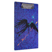 Porte-bloc Chiffre à ailes foncées volant à travers l'espace (Swatch)