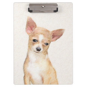 Porte-bloc Chihuahua Peinture - Cute Original Chien Art