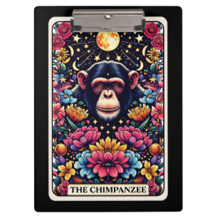 Porte-bloc Chimpanzé Carte Tarot   Sagesse Primitive & Ludiqu