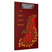 Porte-bloc Chine Dragon rouge et or design (Swatch)
