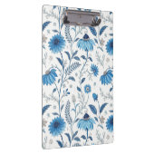 Porte-bloc Chinoiserie Blue Echinacea Pattern (Swatch)
