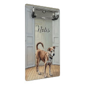 Porte-bloc Chiot Dans La Porte Mini Porte - bloc (Incliné)