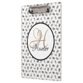 Porte-bloc Chiots de football sportif Monogramme (Gauche)