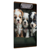 Porte-bloc Chiots super mignons sur le canapé 2 (Swatch)