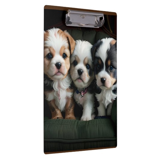 Porte-bloc Chiots super mignons sur le canapé 2 (Swatch)