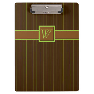 Porte-bloc Chocolat avec Porte - bloc à rayures de citron ver