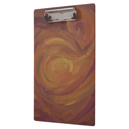 Porte-bloc Chocolat Carmel Swirl (Gauche)