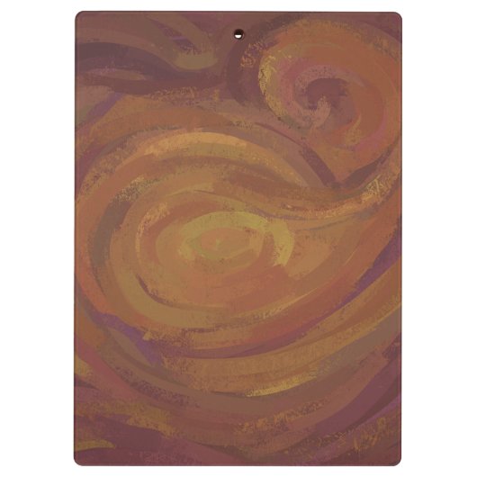 Porte-bloc Chocolat Carmel Swirl (Dos)