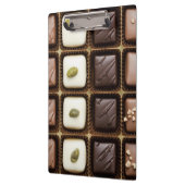 Porte-bloc Chocolat de luxe fait main dans une boîte (Gauche)