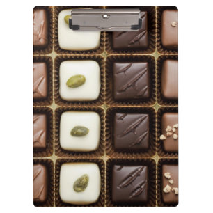 Porte-bloc Chocolat de luxe fait main dans une boîte