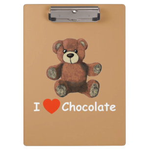 Porte-bloc Chocolat I Heart (Love)