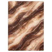 Porte-bloc Chocolate Milkshake Marble Texture (Dos)