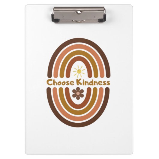 Porte-bloc Choisissez la gentillesse, rendez le monde plus ge (Devant)