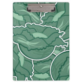 Porte-bloc Chou vert funky (Devant)