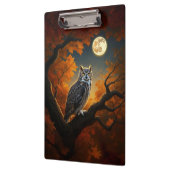 Porte-bloc Chouette à cornes en automne (Gauche)